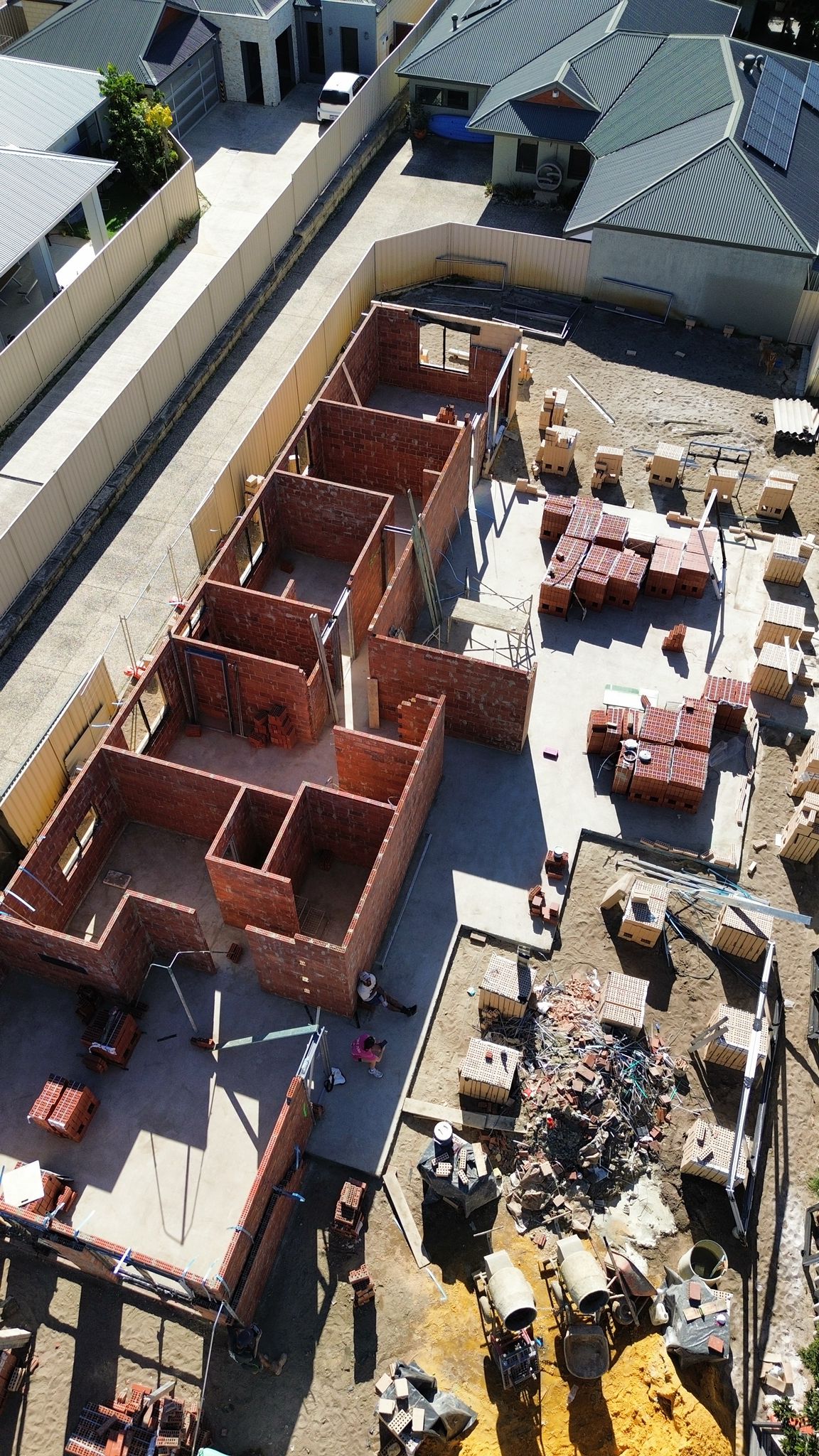 Tribute St Shelley custom build aerial brickwork photo 14